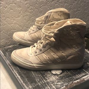 RARE Adidas hidden wedge sneakers